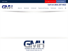 Tablet Screenshot of gmhservices.com